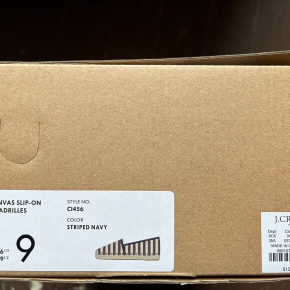 J Crew Factory - Canvas Slip On Espadrilles - Picture 6 of 6